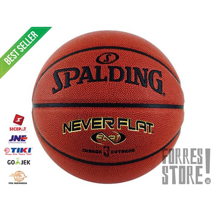 Dijual  Bola Basket SPALDING NEVER FLAT   NEVERFLAT  Murah