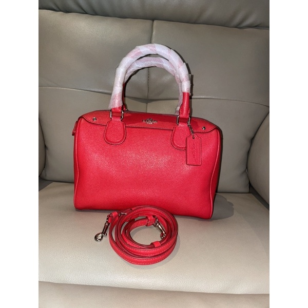 Coach Mini Bennet Satchel Red F57521