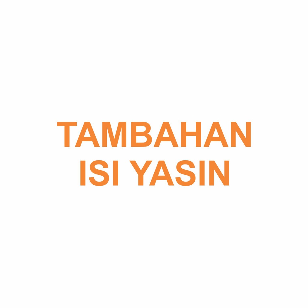 tambahan isi yasin