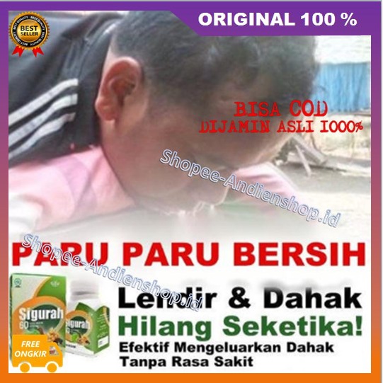 [BISA COD]  Sigurah Obat Herbal Efektif Meluruhkan Dahak 100% ASLI ORIGINAL BPOM