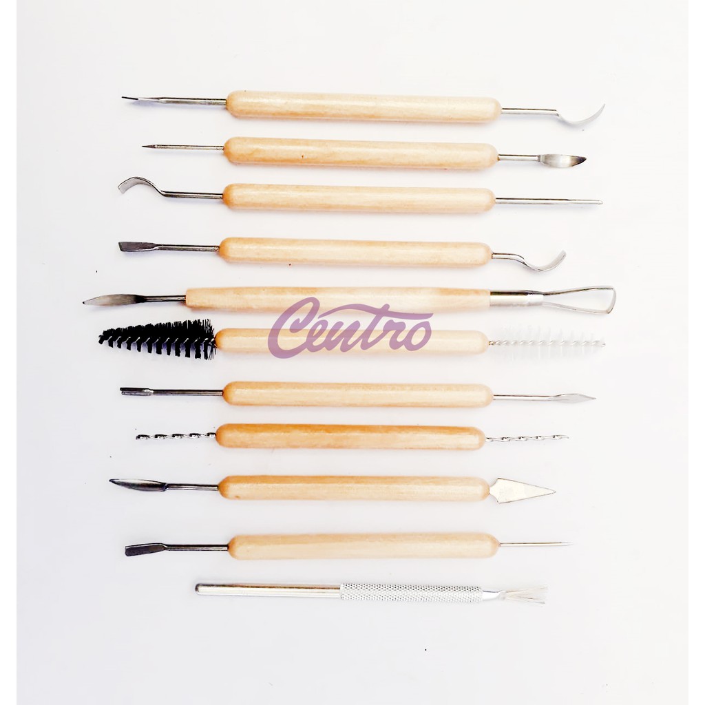 

Vtec Pottery Sculpting Clay Tools Alat Ukir Cukil Clean Up Kit Isi 11 0088-10B