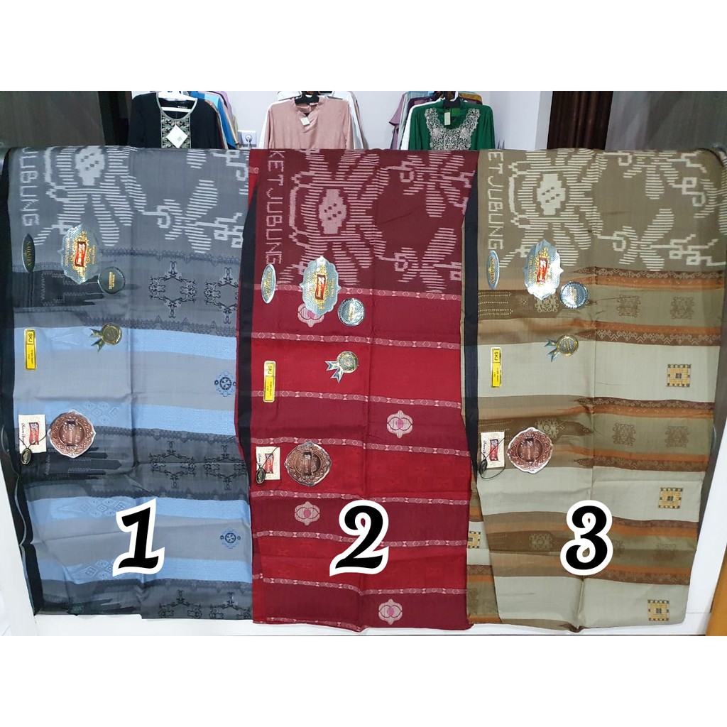 [Keluaran Terbaru 2021] - Sarung Ketjubung SKJ Sutra - Songket Jaquard