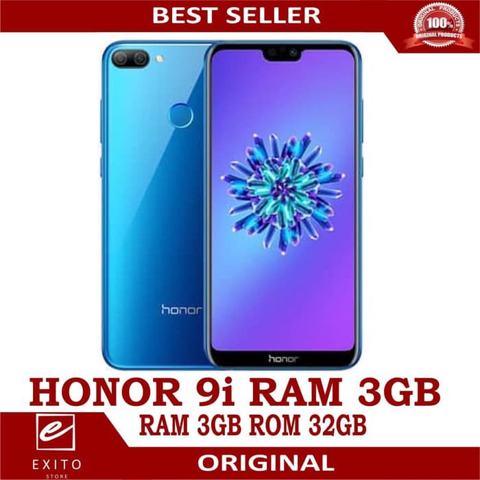 HONOR 9i RAM 3GB / 32GB GARANSI RESMI 1 TAHUN BUKAN OPPO A3S 3GB/32GB