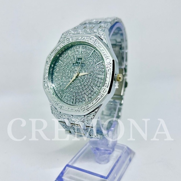 CREMONA Jam Tangan Fashion Laki-Laki Analog - Motif Batik, Import, dan Mewah, Cocok untuk Cowok Pria Keren