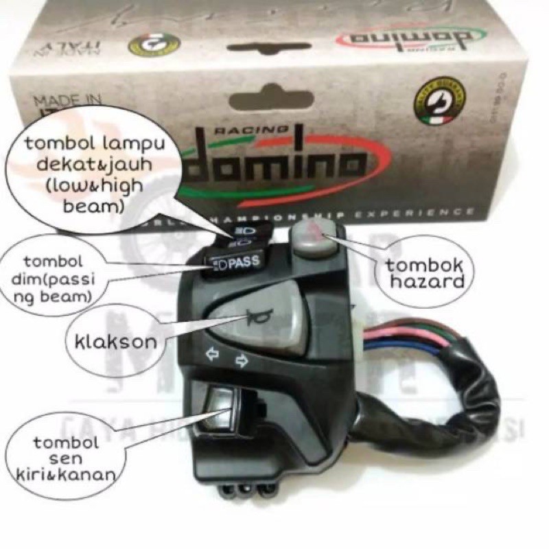 SAKLAR HOLDER SWITS DOMINO KIRI NMAX PCX ADV VIXION CBR SONIC FINO SATRIA FU R15 R25 XABRR BYSON R15 R25 SONIC VARIO 150 TIGER RX KING ADV AEROX PCX CBR150R AEROX NMAX 155