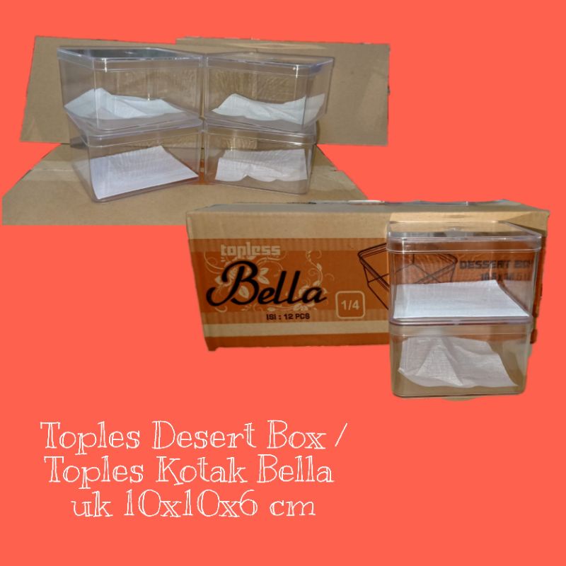 Toples Desert Box Bella / Toples Bella Kotak uk 10x10 (12pcs)