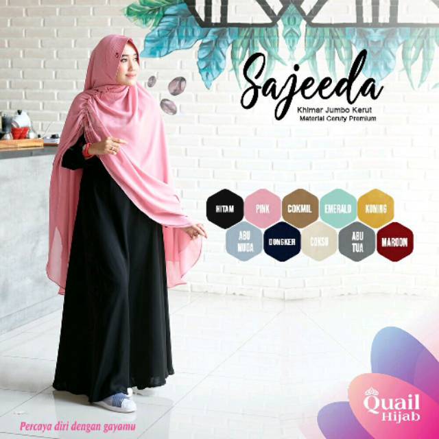 Quail Hijab - Sajeeda Khimar Jumbo