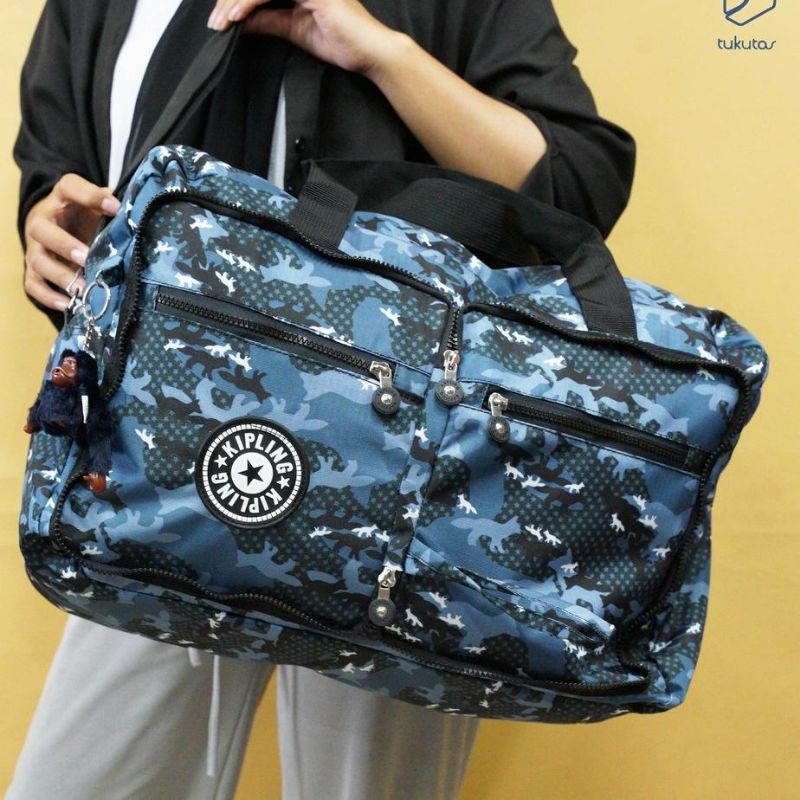 Tas Travel Jinjing Pria Berkualitas Kipling / Tas Jinjing Besar / Tas Pakaian Tas Travel