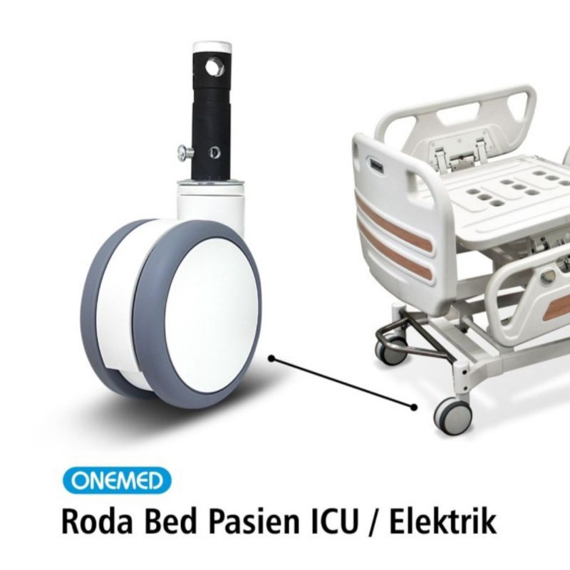 roda bed pasien ICU onemed