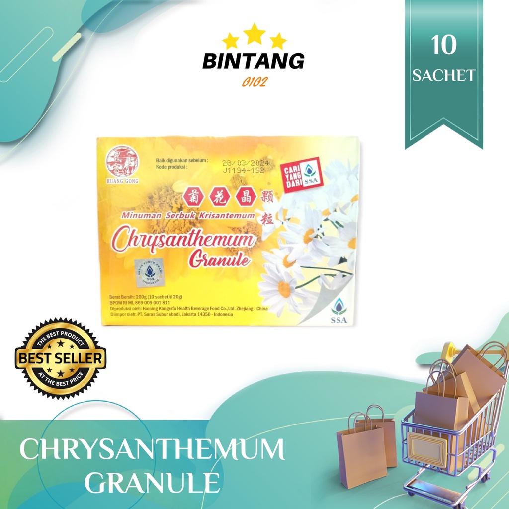 

Chrysanthemum crystals instal tea teh kembang SSA