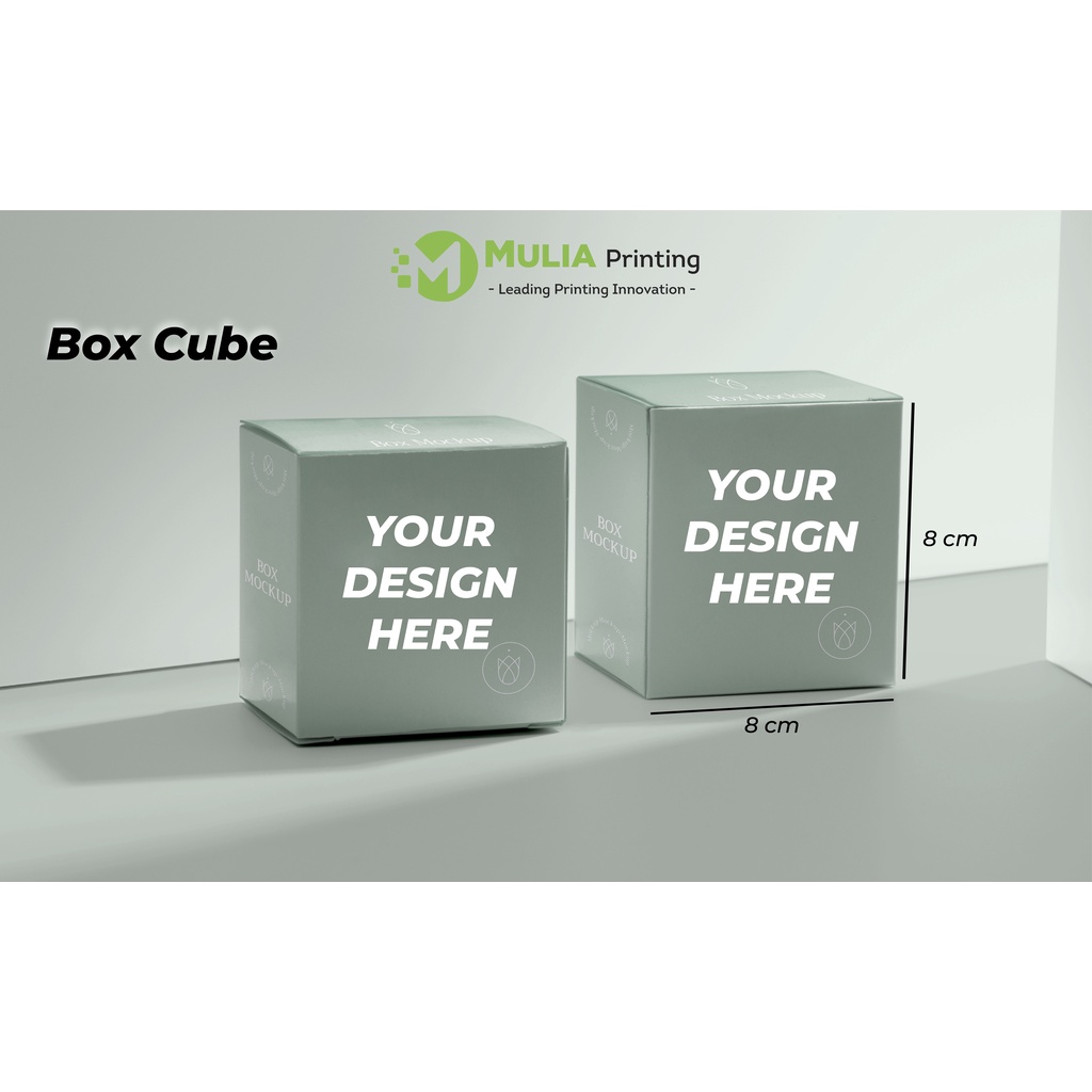 

Box / Kotak Packaging / Cetak Box 8x8x8 cm CUSTOM - MULIA PRINTING