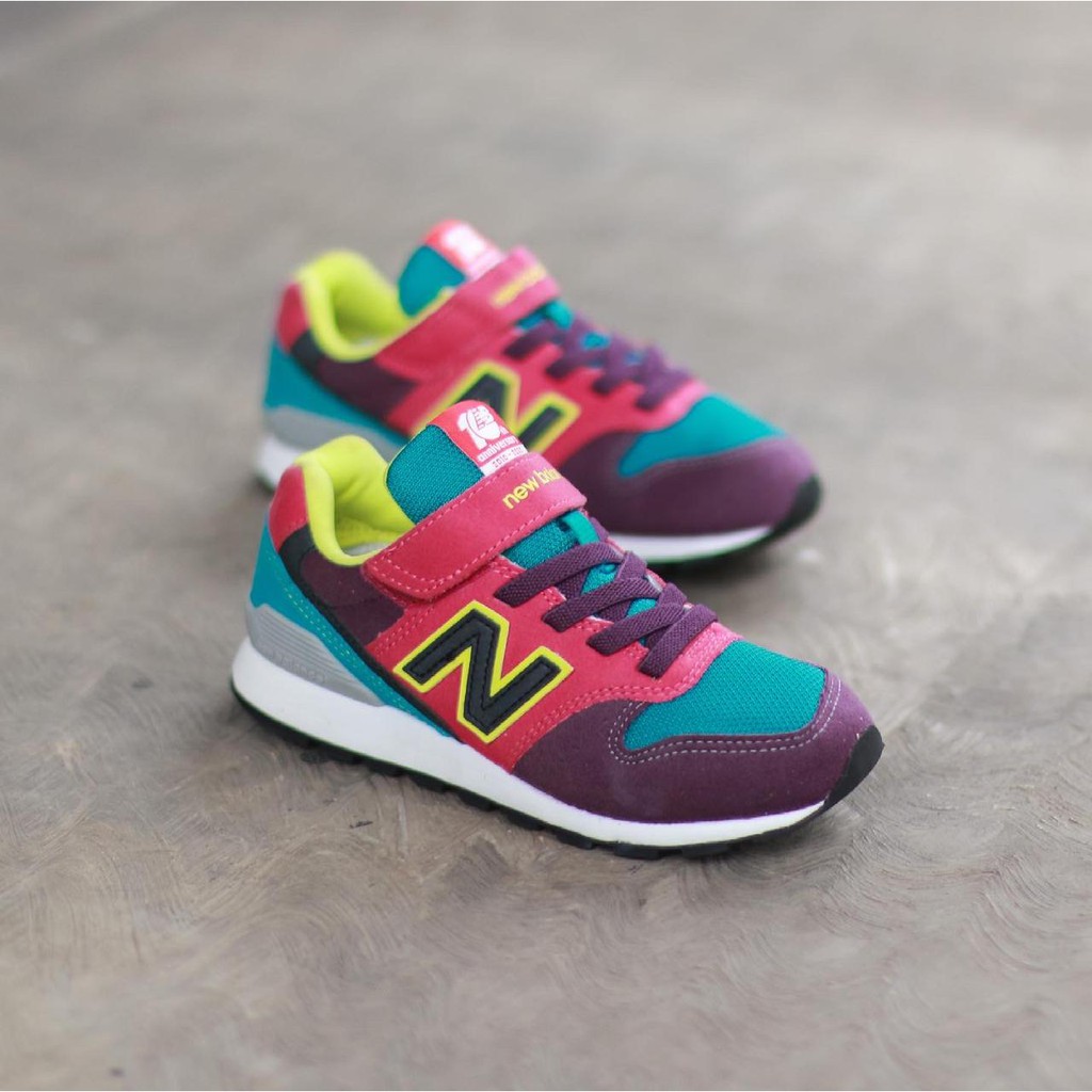 NEW BALANCE 996 KIDS MAROON RED BLUE Original
