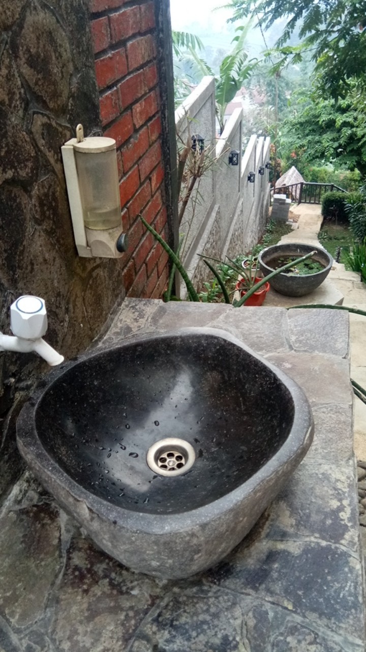 Wastafel Cuci Tangan Piring Dll Bentuk Natural Asli Bahan Batukali Batualam Tulungagung Ragilshop