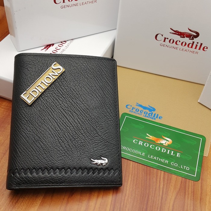  DOMPET  PRIA KULIT ASLI  IMPORT MURAH ED CROCODILE  C360 05 