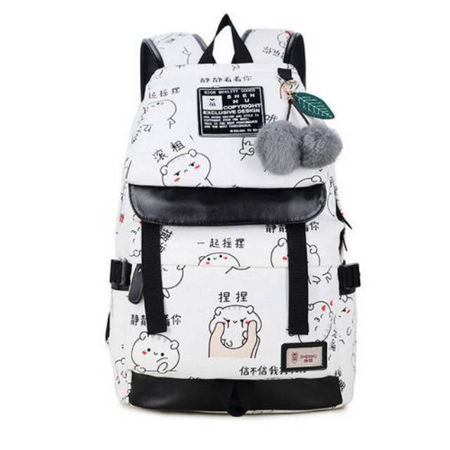 TAS BACKPACK BOOKBAG TEENAGE KARTUN JAPAN CUTE  ARISTA