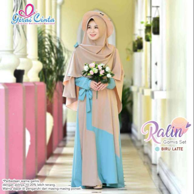 Ralin Seri 3 Gamis Set by Gerai Cinta