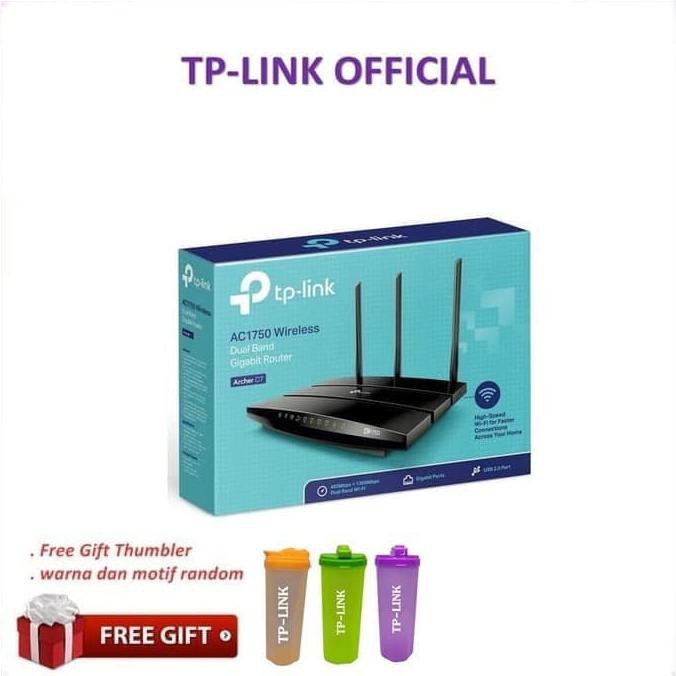 ❤BISA COD❤【BISA COD】 TP-Link Archer C7 TPLink AC1750 WiFi Wireless Dual Band Gigabit Router