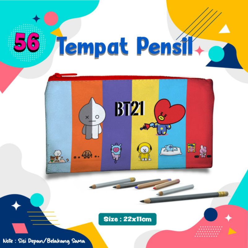 

Tempat pensil gambar kartun BT 21 murah meriah keren