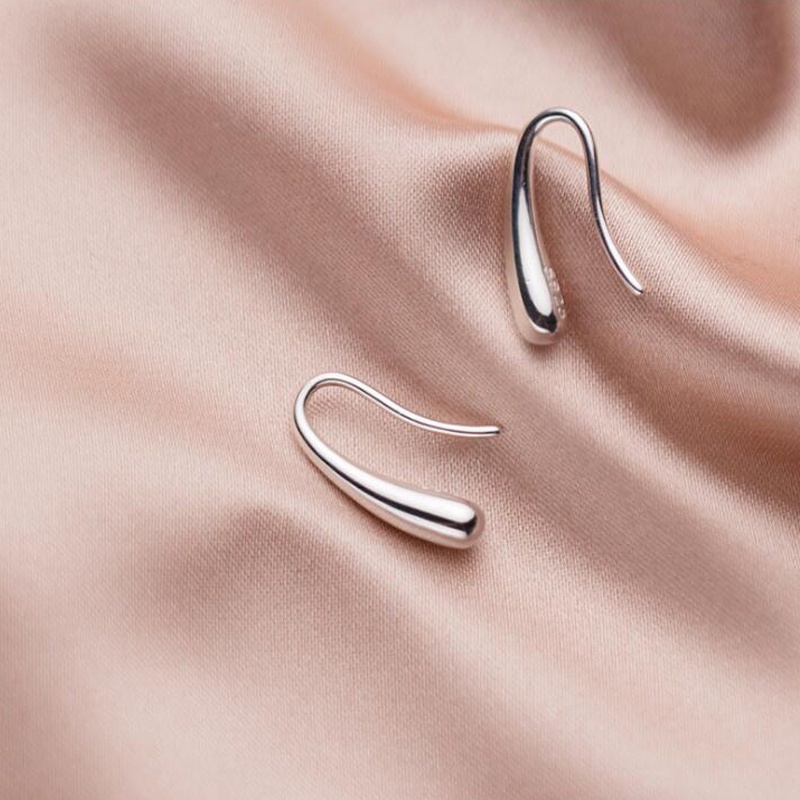 Anting Silver Needle 999 Warna Hitam Gaya Korea Untuk Pelajar