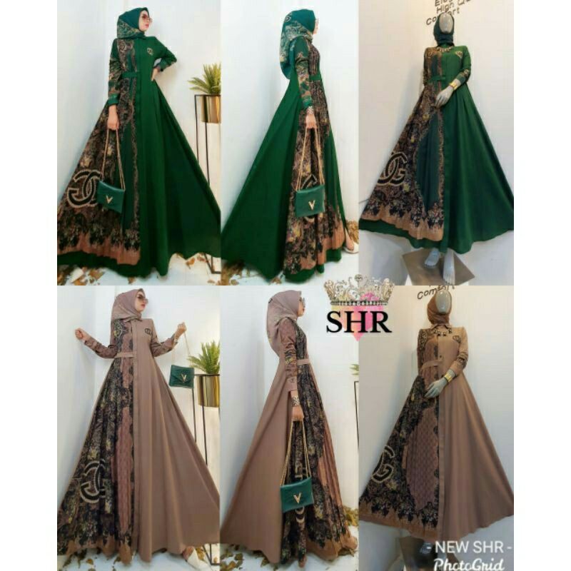 Ready!!!ORI SHR!!!MAXI DRESS BATIK LINEN PREMIUM!!! GOOD QUALITY   !!!