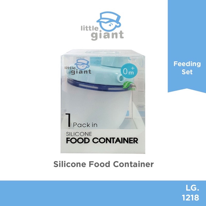 Little Giant LG 1218 Silicone Food Container - Perlengakapan Mpasi