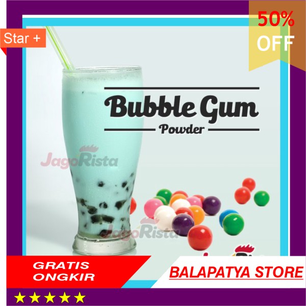 

CUMA HARI INI SAJA!!! 50 Off BUBUK MINUMAN PREMIUM Bubble Gum JagoRista 200 gram