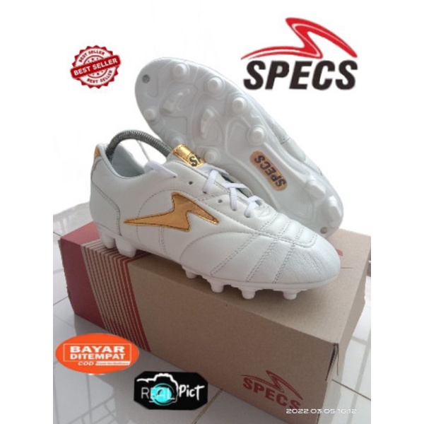 promo sepatu bola specs 100% kulit asli realpict