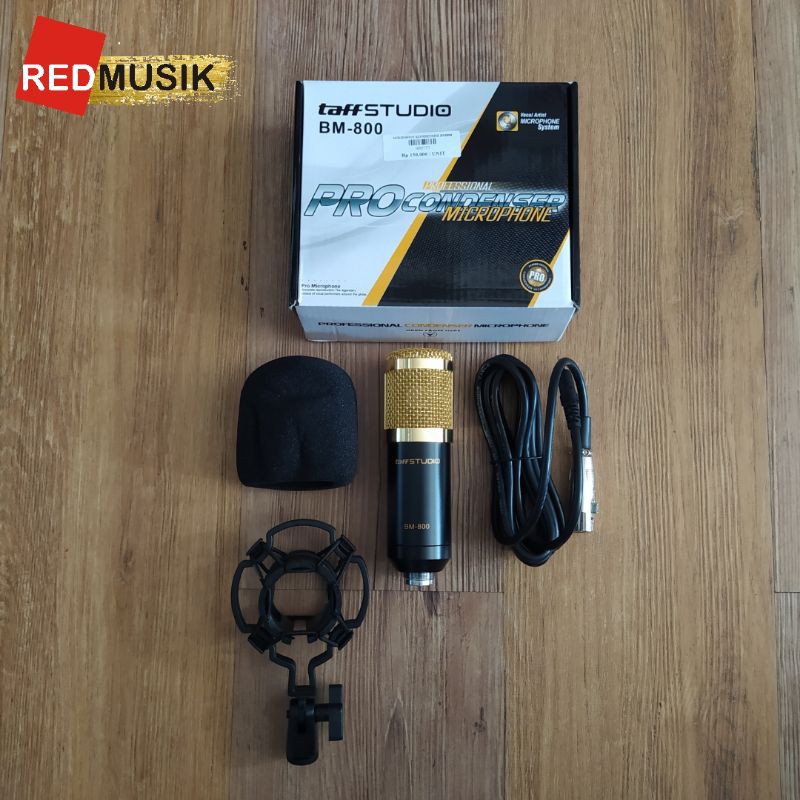 Microfon Kondenser BM800 Taffware MIC BM-800 BM 800 Condensor Mic