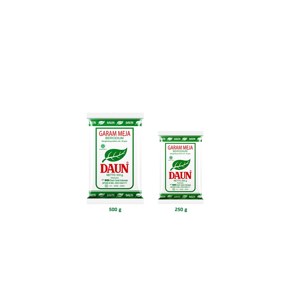 

Garam Cap Daun 250 Gr | Garam Meja | Beryodium | Garam Dapur | Lebih Bersih | Lebih Higienis | Ecer