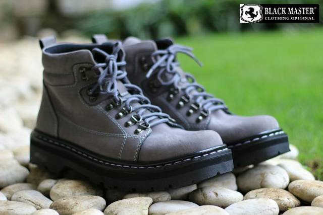 HARDROCK - BLACK MASTER ORIGINAL | Sepatu Kulit Asli Boots Biker Original Jungle Touring Adventure