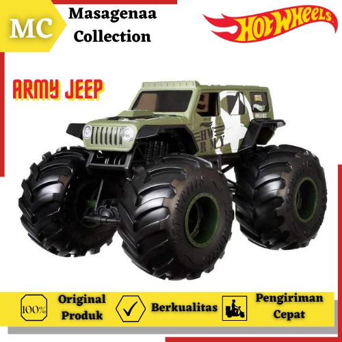Mainan Mobil Mobilan Anak Hot Wheels Hotwheels Hotwheel Hw Monster Moster Trucks Truck Jeep Wrangler