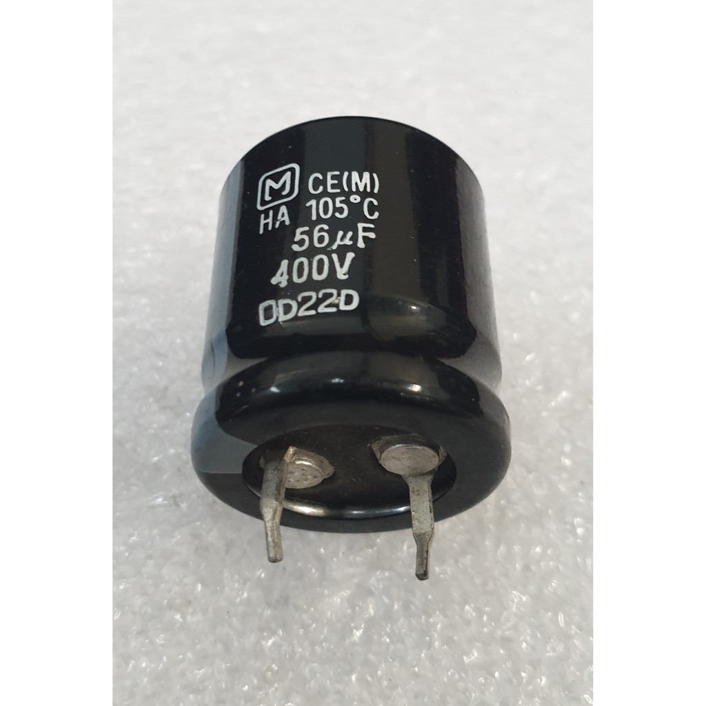 Elco Capacitor 56uf 400v Matsushita 105oC - original
