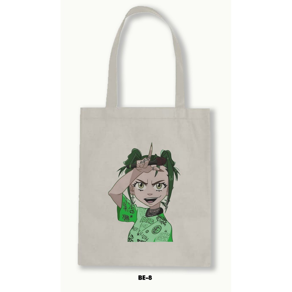 TOTE BAG BLACU - BILLIE EILISH