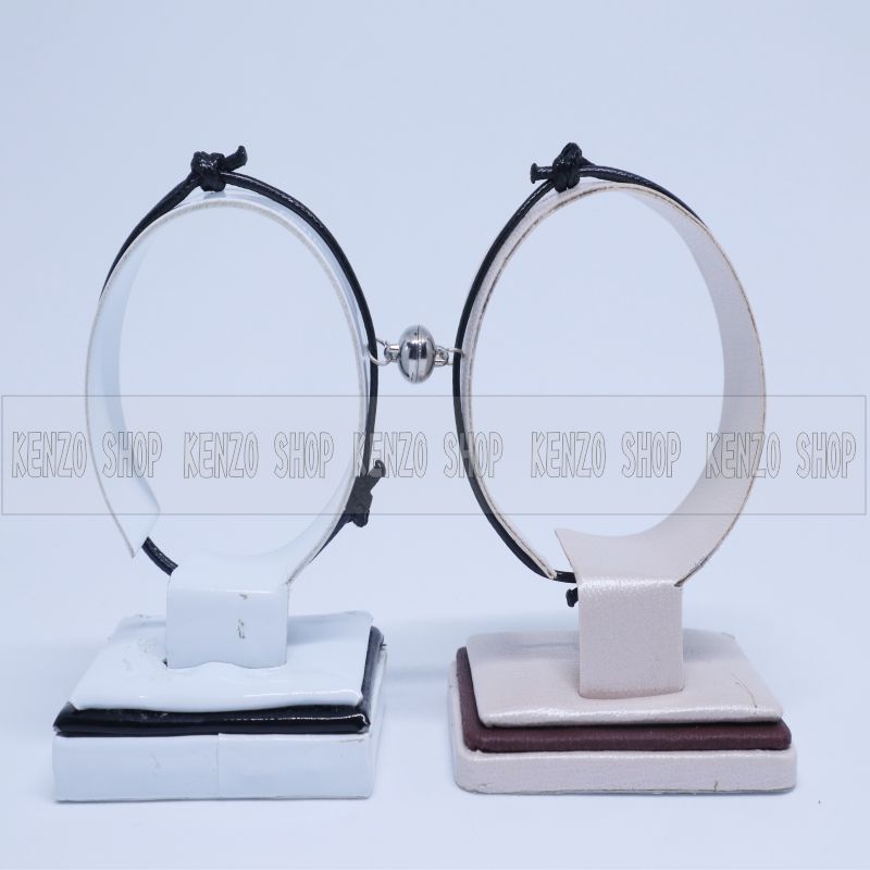 GELANG MAGNET BULAT 1 PASANG GELANG PRIA WANITA ANTI AIR TERLARIS