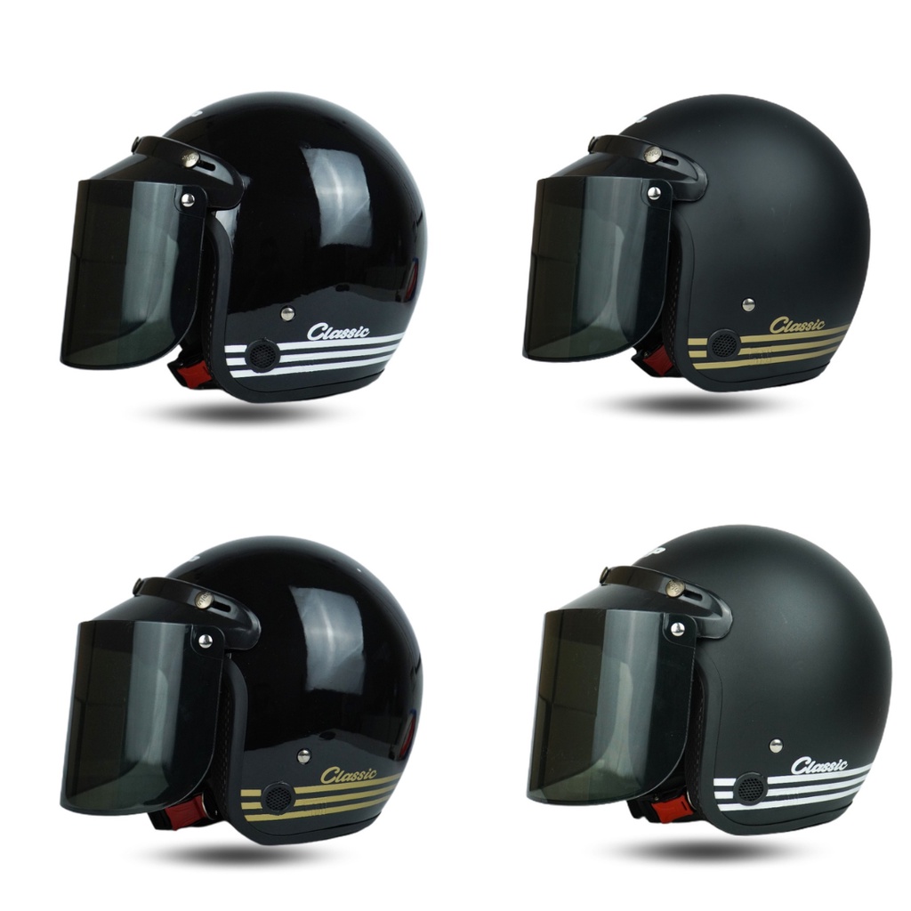 Helm Dewasa Retro Pria Wanita SNI Terbaru