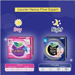 ★ BB ★ LAURIER Relax Night Pembalut 30cm 35cm 40cm | Laurier Pembalut Malam