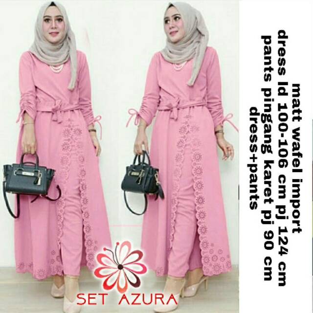 Set azura| dress azura|dress import|dress murah