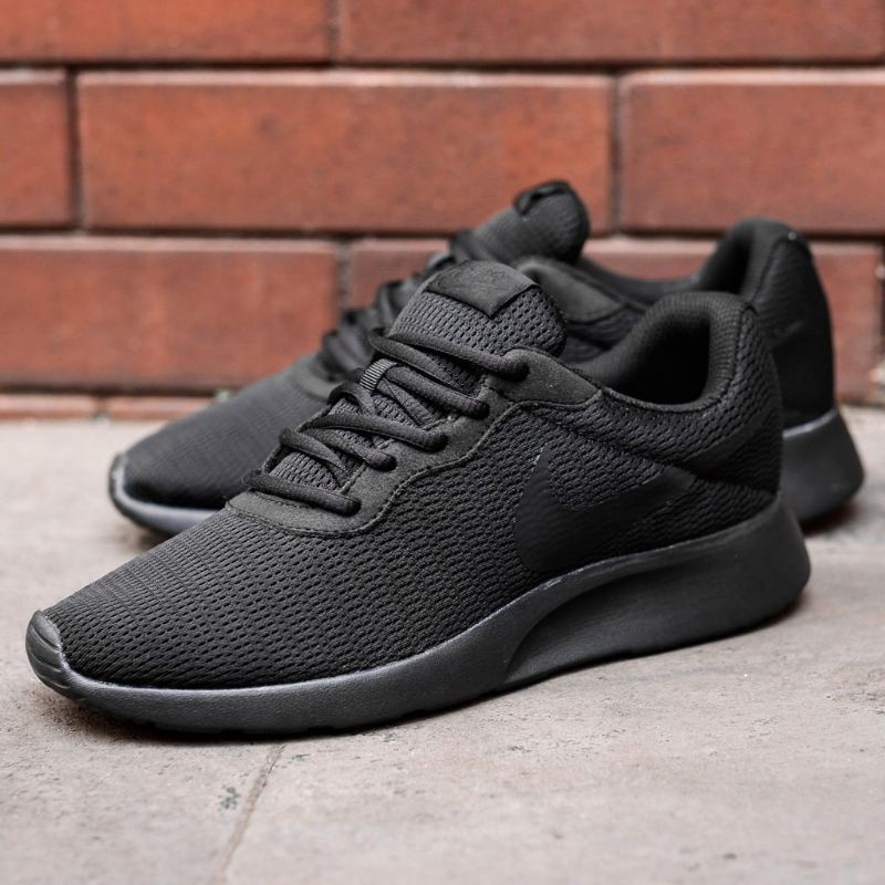 Sepatu Tanjun Full Black Original OEM Sneakers Pria Dan Wanita / Sepatu Unisex