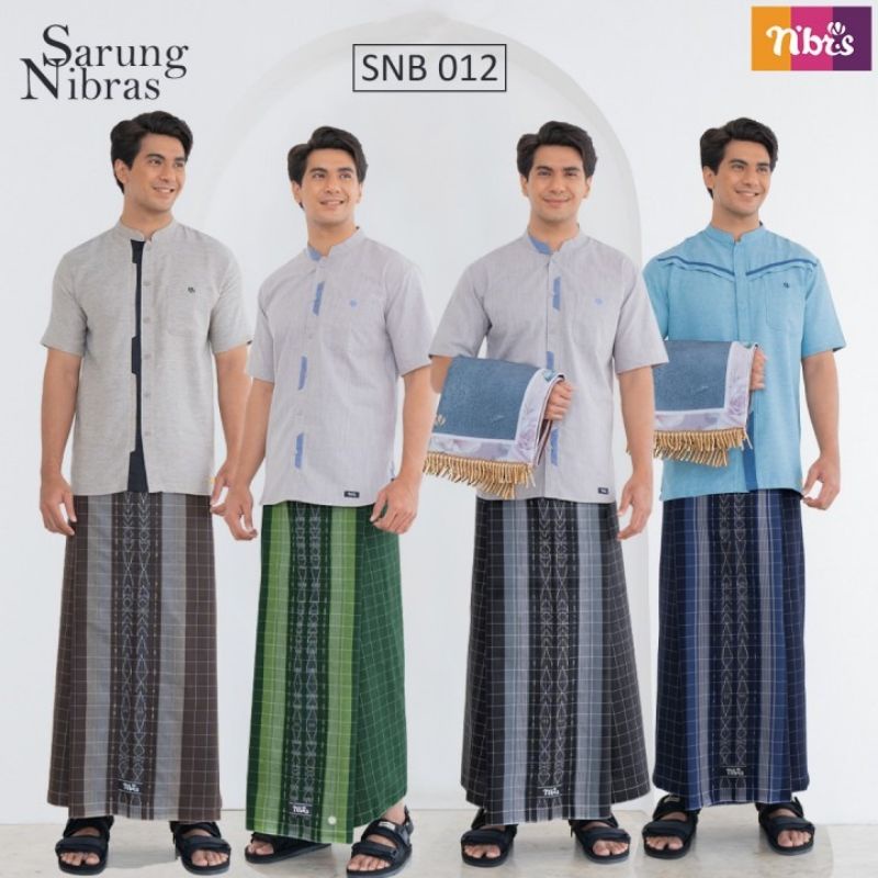 NIBRAS// SARUNG NIBRAS SNB012 SARUNG SHOLAT DEWASA