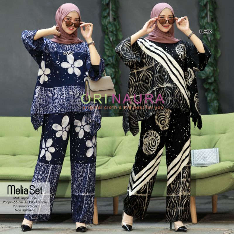 MELIA SET BAJU SETELAN PANT BY ORI NAURA