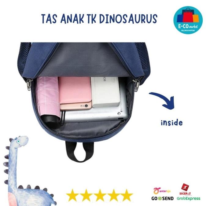 Tas Ransel Anak TK Backpack Dinosaurus