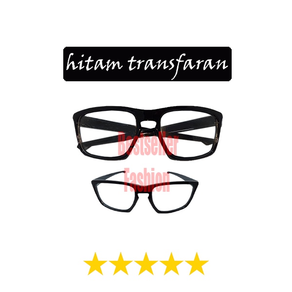 Kacamata Hitam Fashion Sporty Anti UV Wanita dan Pria Style Korea Frame Sunglasses Lensa Gaya Terbaru