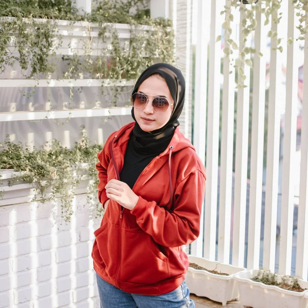 SONYA JAKET Zipper HOODIE || SWEATER HOODIE WANITA #SON