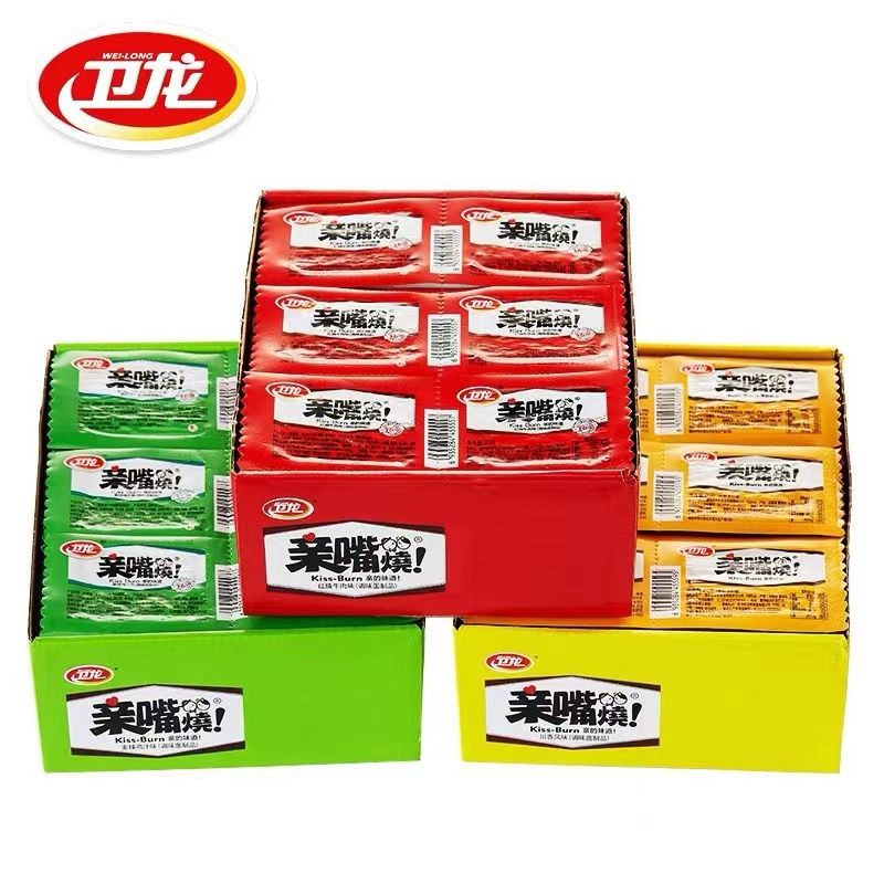 

Latiao Mini/Qin zui shao/Spicy gluten/Weilong/亲嘴烧/卫龙