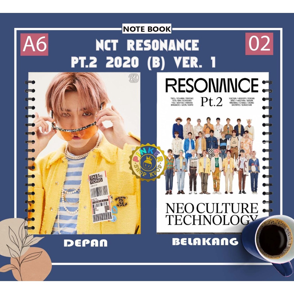 

Note/Notebook A6 NCT 127 Resonance Buku Notes Notebook Kpop Murah