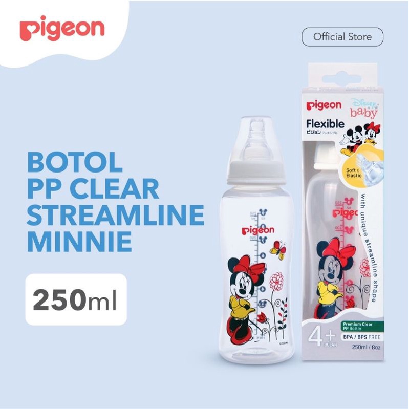 Pigeon Botol Disney 150ml, 250ml PP Streamline Bottle Mickey Minnie