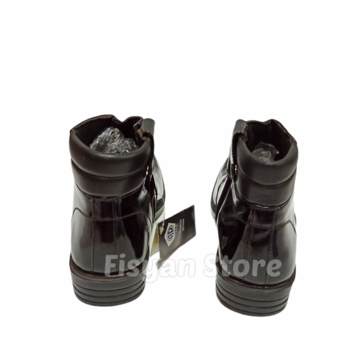 Sepatu PDH Exlusive Sleting Hitam Mengkilap AR 1209