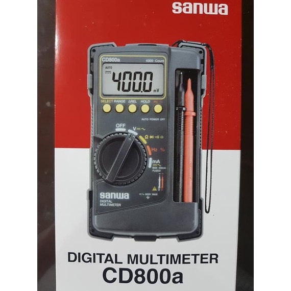 Jual ORIGINAL Multitester / Multimeter digital Sanwa CD800A Shopee