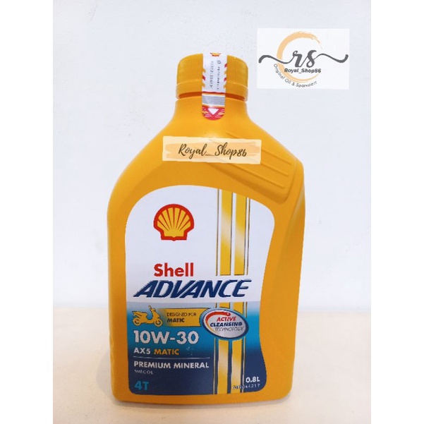 OLI SHELL AX5 MATIC SAE 10W-30 800 ML Original Oli Motor Beat Oli Motor Vario Oli Motor Matic termurah Oli Motor Matic 110 termurah Oli Matic 125cc termurah Oli Motor Matic Original termurah Oli Motor Original termurah