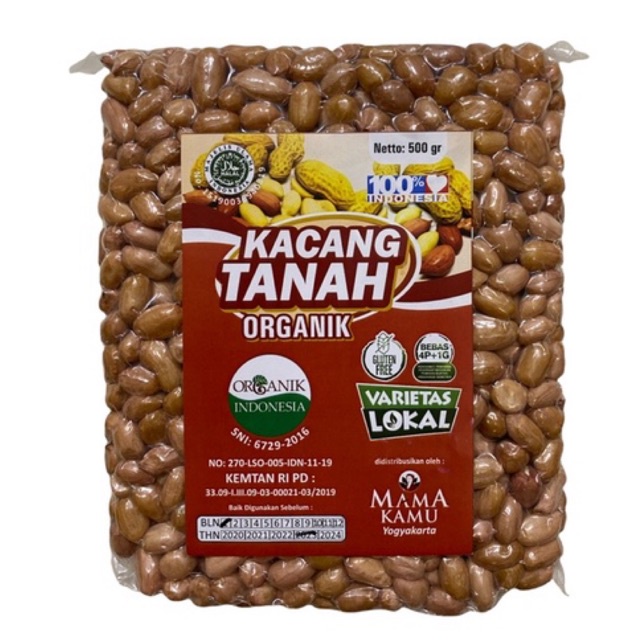 Mama Kamu Kacang Tanah Organik 500gr